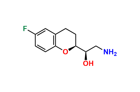 (2S,alphaR)-alpha-(Aminomethyl)-6-fluoro-3,4-dihydro-2H-1-benzopyran-2-methanol