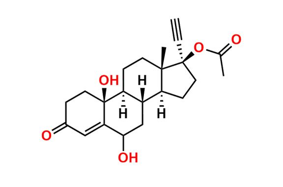 6,10-di-Hydroxy Norethindrone Acetate