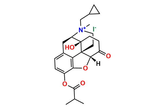 O-Isobutyryl N-methyl naltrexone iodide