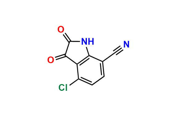 4-Chloro-2,3-dioxoindoline-7-carbonitrile