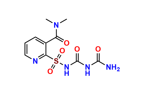 2-(N-(Carbamoylcarbamoyl)sulfamoyl)-N,N-dimethylnicotinamide