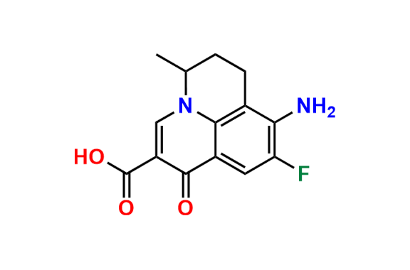 8-Amino-9-fluoro-5-methyl-1-oxo-6,7-dihydro-1H,5H-pyrido[3,2,1-ij]quinoline-2-carboxylic Acid