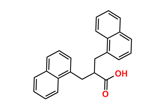 3-(Naphthalen-1-yl)-2-(naphthalen-1-ylmethyl)propanoic Acid