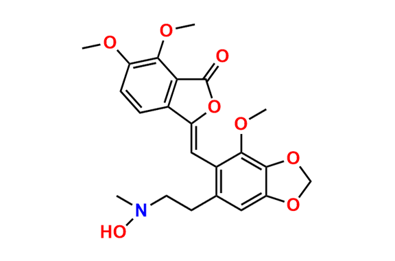 (Z)-3-((6-(2-(Hydroxy(methyl)amino)ethyl)-4-methoxybenzo[d][1,3]dioxol-5-yl)methylene)-6,7-dimethoxyisobenzofuran-1(3H)-one