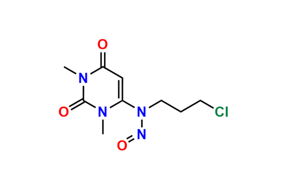 N-Nitroso 1,3-dimethyl-6-(3-chloropropylamino)uracil