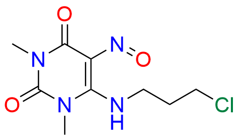 N-Nitroso 1,3-dimethyl-6-(3-chloropropylamino)uracil