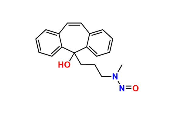 N-(3-(5-hydroxy-5H-dibenzo[a,d][7]annulen-5-yl)propyl)-N-methylnitrous amide