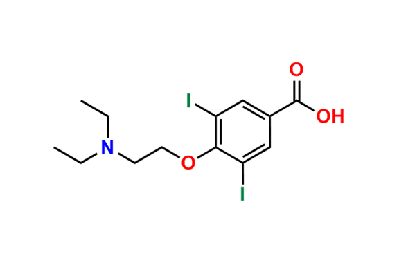 4-(2-(Diethylamino)ethoxy)-3,5-diiodobenzoic Acid