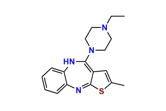 N-Desmethyl N-Ethyl Olanzapine