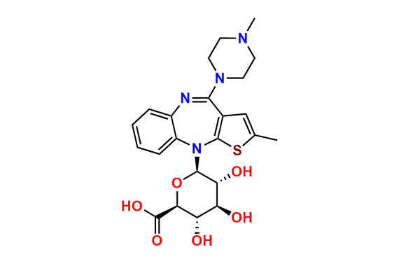 Olanzapine-N10-Glucuronide (Mixture of Diastereomers)