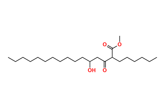 2-Hexyl-5-hydroxy-3-oxo-hexadecanoic acid methyl ester