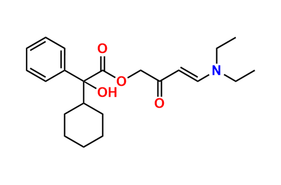 (E)-4-(Diethylamino)-2-oxobut-3-en-1-yl 2-cyclohexyl-2-hydroxy-2-phenylacetate
