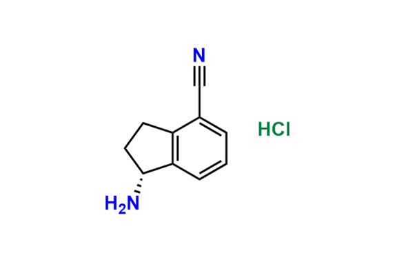 (R)-1-Amino-2,3-dihydro-1H-indene-4-carbonitrile Hydrochloride