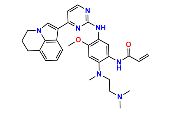 N-(5-((4-(5,6-dihydro-4H-pyrrolo[3,2,1-ij]quinolin-1-yl)pyrimidin-2-yl)amino)-2-((2-(dimethylamino)ethyl)(methyl)amino)-4-methoxyphenyl)acrylamide