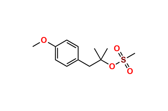 1-(4-Methoxyphenyl)-2-methylpropan-2-yl methanesulfonate