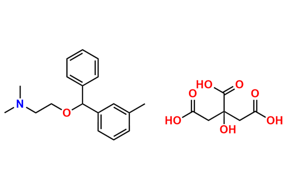 N,N-dimethyl-2-(phenyl(m-tolyl)methoxy)ethan-1-amine 2-hydroxypropane-1,2,3-tricarboxylate