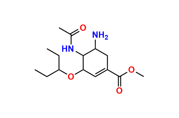 Methyl 4-acetamido-5-amino-3-(pentan-3-yloxy)cyclohex-1-ene-1-carboxylate