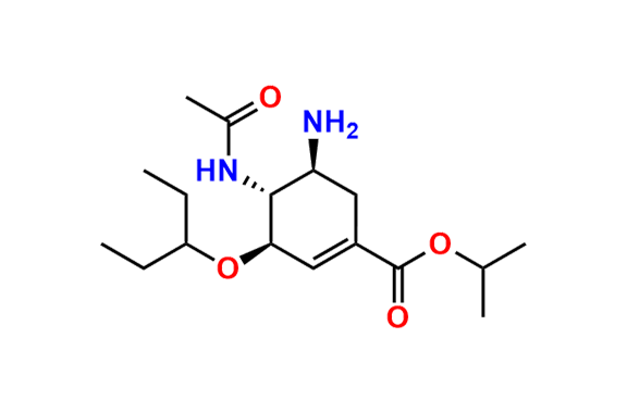 (3R,4R,5S)-Isopropyl 4-acetamido-5-amino-3-(pentan-3-yloxy)cyclohex-1-enecarboxylate