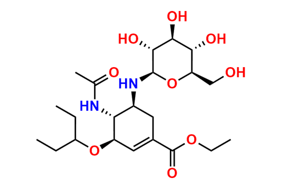 Oseltamivir glucose adduct 1