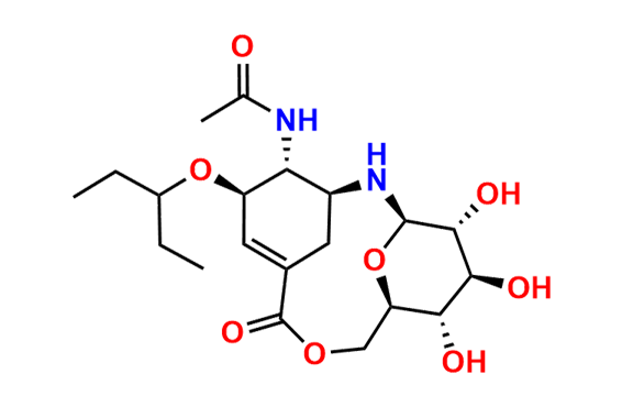 Oseltamivir glucose adduct 2