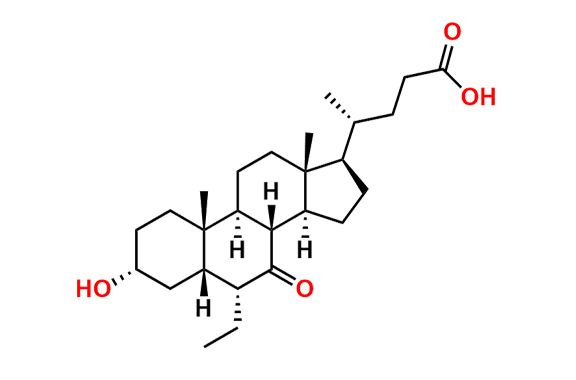 3α-Hydroxy-7-Keto-6α-Ethyl-5β-Cholanic Acid