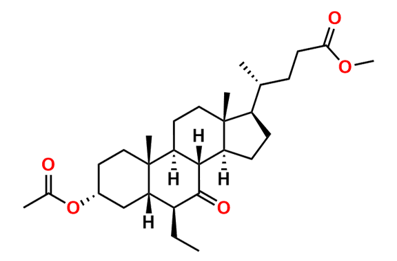 Methyl (R)-4-((3R,5S,6S,8S,9S,10S,13R,14S,17R)-3-acetoxy-6-ethyl-10,13-dimethyl-7-oxohexadecahydro-1H-cyclopenta[a]phenanthren-17-yl)pentanoate