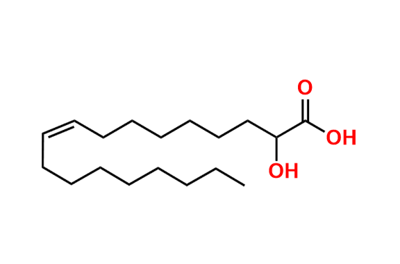 2-Hydroxy Oleic Acid (Mixture of Z and E Isomers)