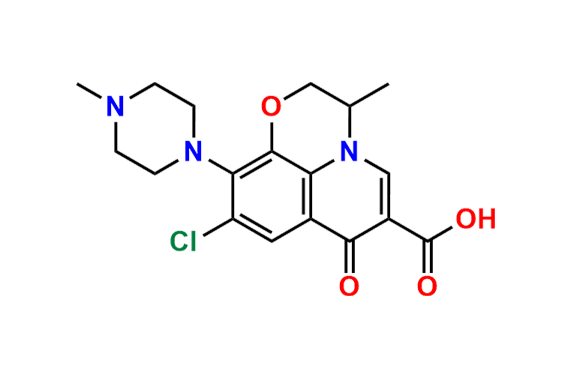 9-Chloro-9-defluoro Ofloxacin