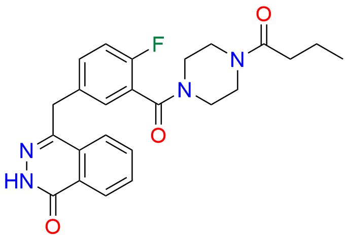 4-(3-(4-Butyrylpiperazine-1-carbonyl)-4-fluorobenzyl)phthalazin-1(2H)-one