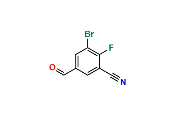 3-Bromo-2-fluoro-5-formylbenzonitrile