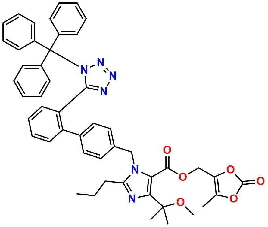 Trityl Olmesartan Medoxomil Methoxy Impurity