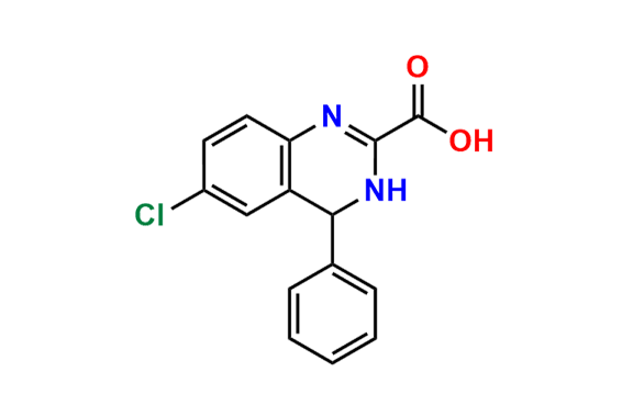 6-Chloro-4-phenyl-3,4-dihydroquinazoline- 2-carboxylic Acid