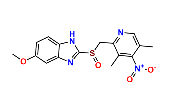 4-Desmethoxy-4-nitro Omeprazole