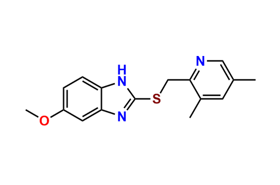 4-Desmethoxy Omeprazole Sulfide
