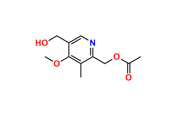 2-Acetoxymethyl-5-hydroxymethyl-4-methoxy-3-methylpyridine