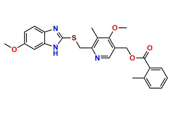 o-Toluoyl-5-hydroxy Omeprazole Sulfide