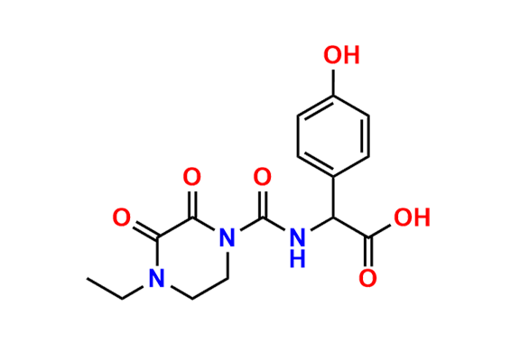 2-(4-Ethyl-2,3-dioxopiperazine-1-carboxamido)-2-(4-hydroxyphenyl)acetic Acid