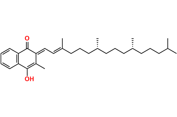 4-Hydroxy-3-methyl-2-((7R,11R,E)-3,7,11,15-tetramethylhexadec-2-en-1-ylidene)naphthalen-1(2H)-one