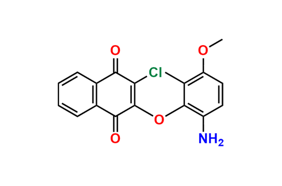 2-(6-Amino-3-methoxy-2-methylphenoxy)-3-chloro-1,4-naphthalenedione