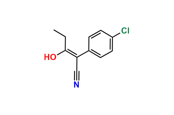 (Z)-2-(4-Chlorophenyl)-3-hydroxypent-2-enenitrile