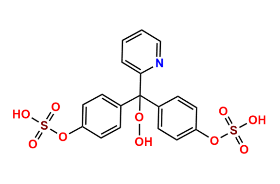 (hydroperoxy(pyridin-2-yl)methylene)bis(4,1-phenylene) bis(hydrogen sulfate)