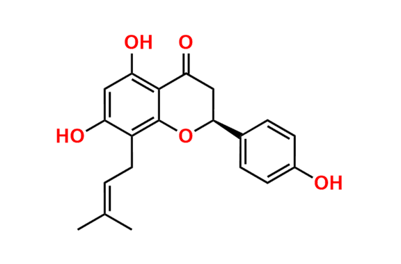 (2S)-2,3-Dihydro-5,7-dihydroxy-2-(4-hydroxyphenyl)-8-(3-methyl-2-buten-1-yl)-4H-1-benzopyran-4-one