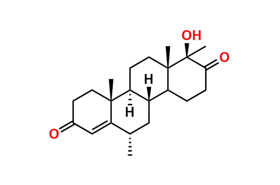 (17a-beta)-Hydroxy-6alfa,17a-dimethyl-D-homoandrost-4-ene-3,17-dione