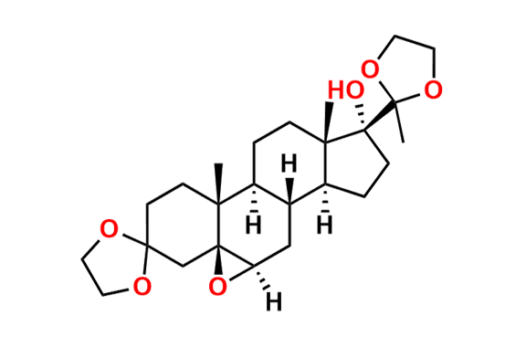 (5beta,6beta)-Epoxy-17alpha-hydroxy-pregnane-3,20-dione-3,20-bis(ethyleneketal)