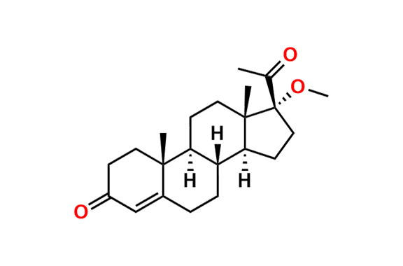 (8R,9S,10R,13S,14S,17R)-17-Acetyl-17-methoxy-10,13-dimethyl-1,2,6,7,8,9,10,11,12,13,14,15,16,17-tetradecahydro-3H-cyclopenta[a]phenanthren-3-one