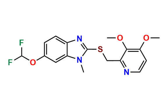 Pantoprazole Sulfide N-Methyl 6-Difluoromethoxy Analog