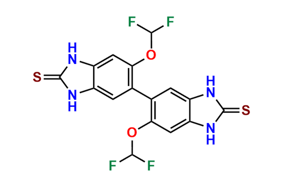 6,6`-Bis(difluoromethoxy)-1H,1`H-[5,5`-bibenzo[d]imidazole]-2,2`-dithiol