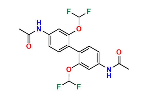 N,N`-(2,2`-Bis(difluoromethoxy)-[1,1`-biphenyl]-4,4`-diyl)diacetamide