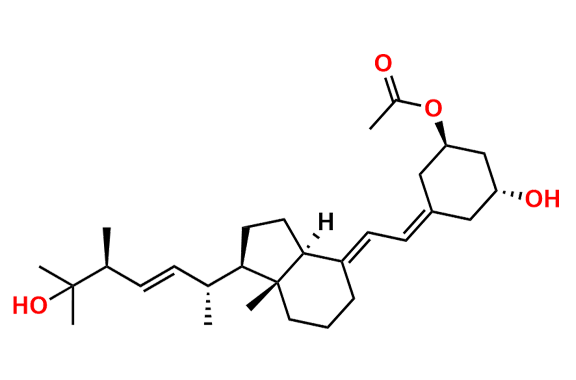 (1R,3R,Z)-3-Hydroxy-5-(2-((1R,3aS,7aR,E)-1-((2R,5S,E)-6-hydroxy-5,6-dimethylhept-3-en-2-yl)-7a-methyloctahydro-4H-inden-4-ylidene)ethylidene)cyclohexyl acetate