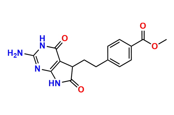 Methyl 4-(2-(2-amino-4,6-dioxo-4,5,6,7-tetrahydro-3H-pyrrolo[2,3-d]pyrimidin-5-yl)ethyl)benzoate